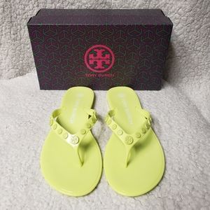 Tory Burch Studded Jelly Thong Sandals